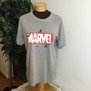 Marvel UTGP 2018 size large tee gray